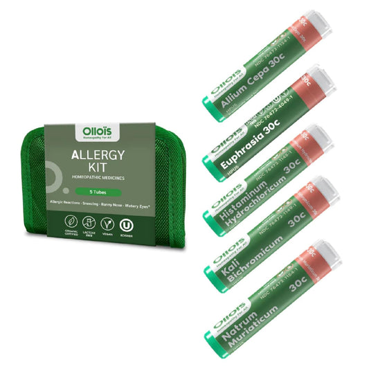 OLLOÏS Allergy Kit compact case on display for on-the-go relief