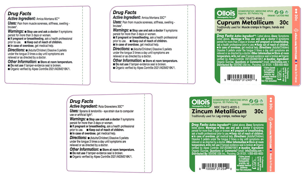 OLLOÏS Cuprum Metallicum 30C tube for focused post-activity recovery