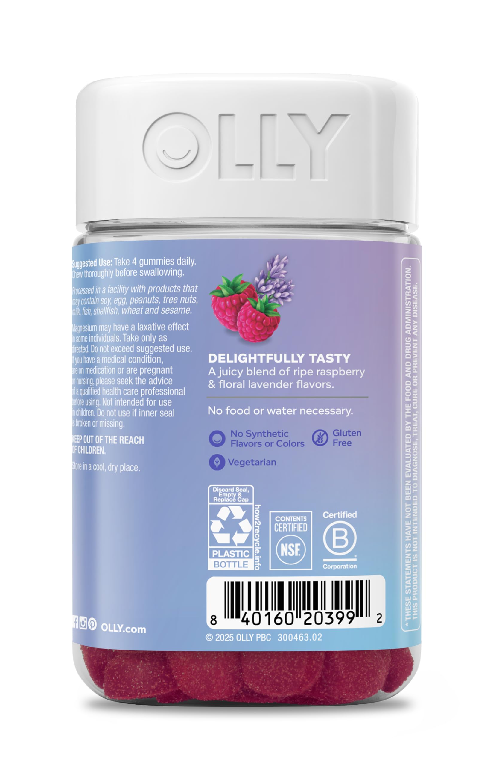 OLLY Relaxing Magnesium Gummies relaxation scene promoting calm moments