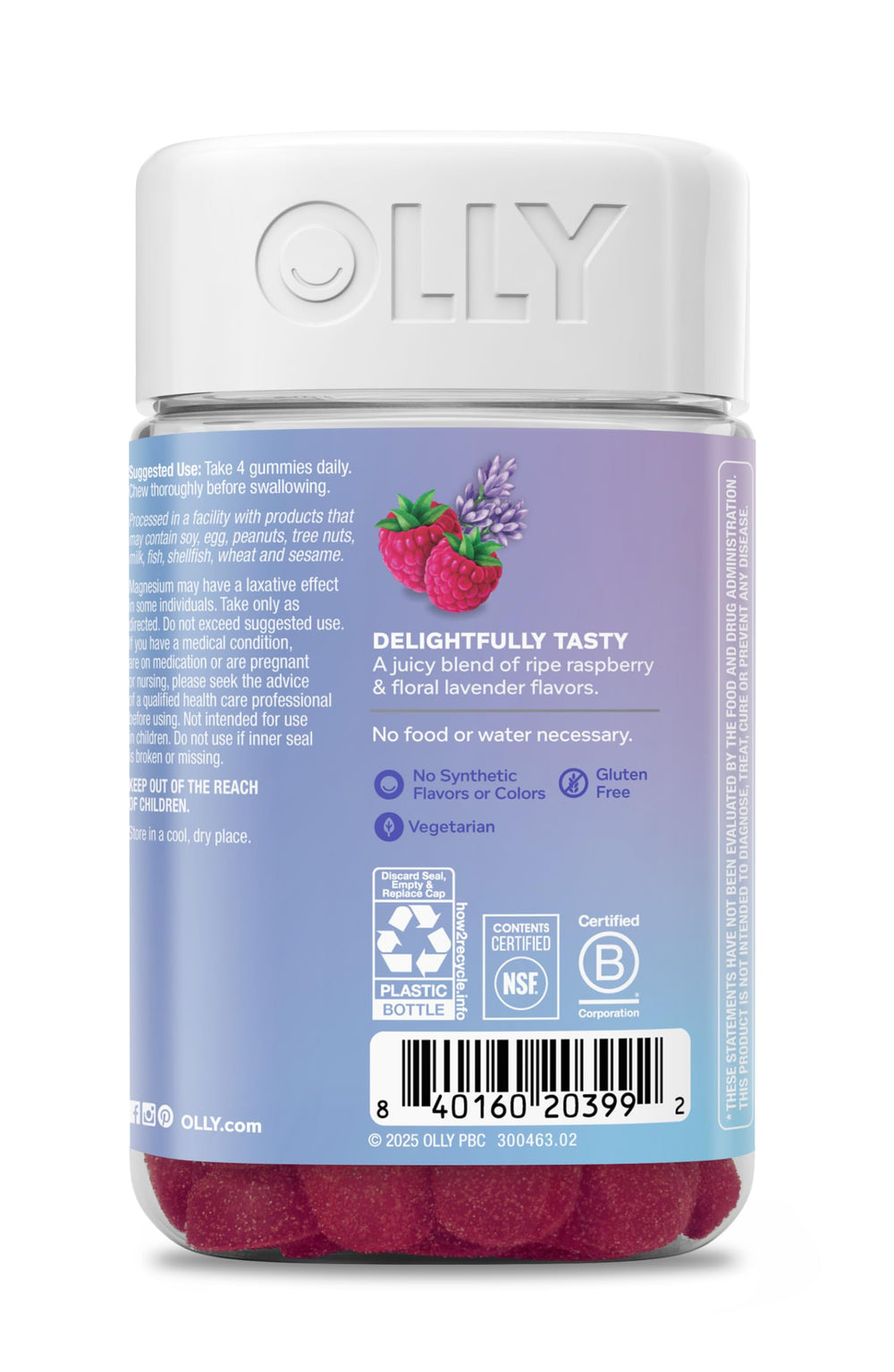 OLLY Relaxing Magnesium Gummies relaxation scene promoting calm moments