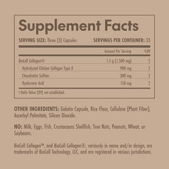 BioCell Collagen II capsules for healthy hair and nails.