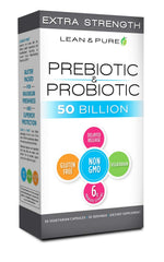 Olympian Labs Lean & Pure delayed-release bottle with 50B CFU probiotics