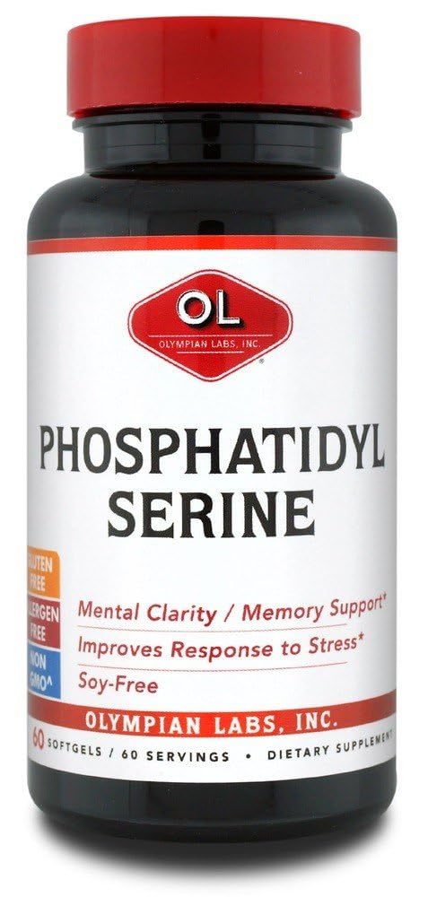 Olympian Labs Phosphatidylserine Complex bottle for daily focus and memory support