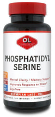 Olympian Labs Phosphatidylserine Complex bottle for daily focus and memory support