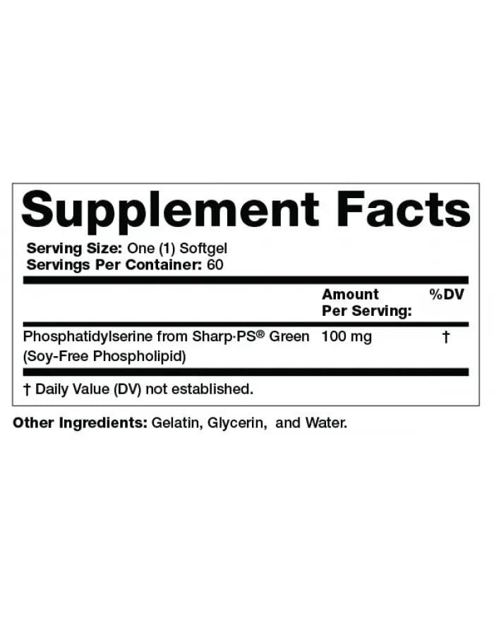 Olympian Labs Phosphatidylserine Complex capsules offering convenient cognitive support
