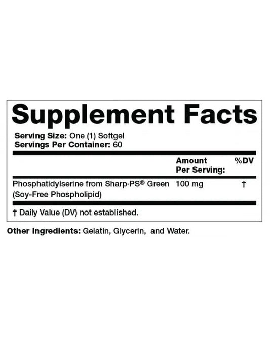 Olympian Labs Phosphatidylserine Complex capsules offering convenient cognitive support