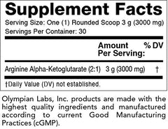 Close-up labeling of PSN A-AKG highlighting gluten-free, non-GMO formula.