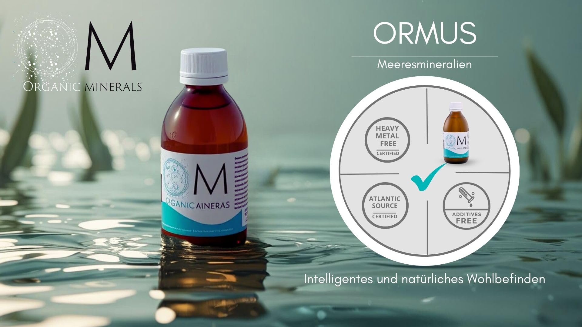 OM Organic Minerals vegan friendly icon showing suitability for vegans and vegetarians.