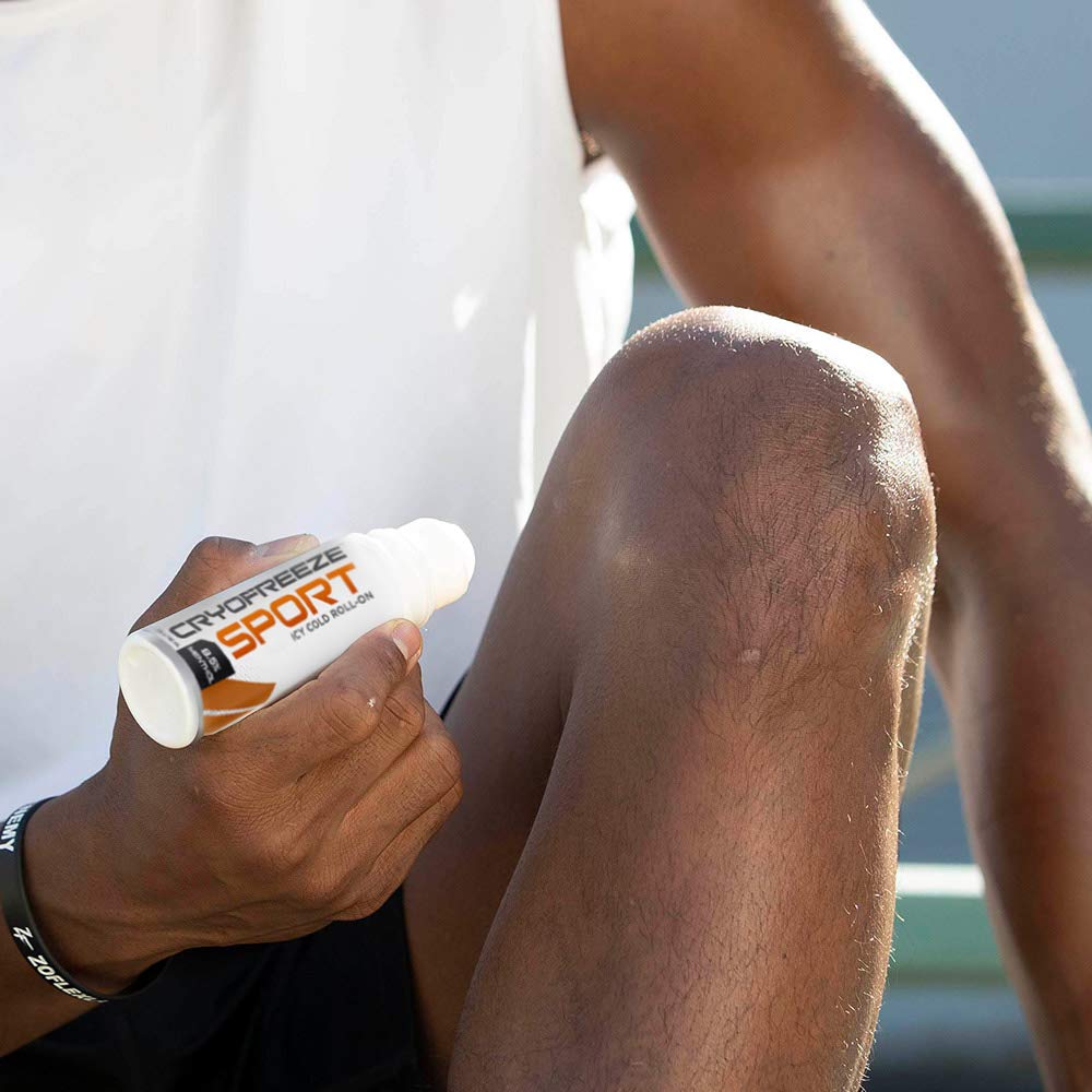 OMAX CryoFreeze Sport foot pain relief for on-the-go use.