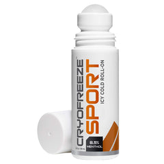 OMAX CryoFreeze Sport hands-free roller applies cooling relief.