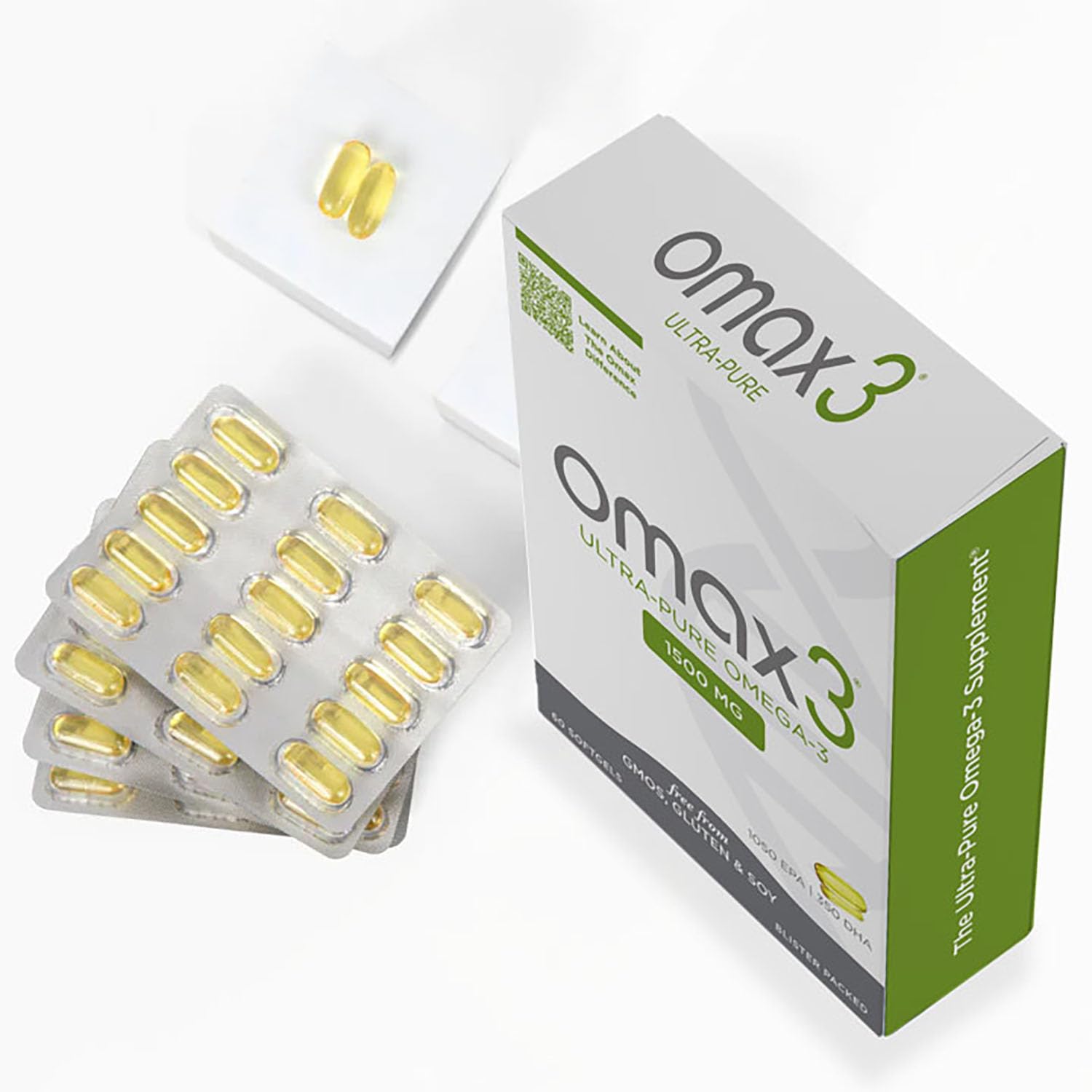 Omax3 Ultra-Pure CO2 extraction seal on label emphasizing purity