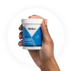 Ombre Metabolic Booster Probiotic packaging designed for at home use.