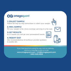 OmegaQuant Omega-3 Index Plus components laid out for easy setup