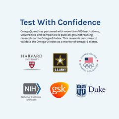 OmegaQuant results report accessible online to help interpret fatty acid data
