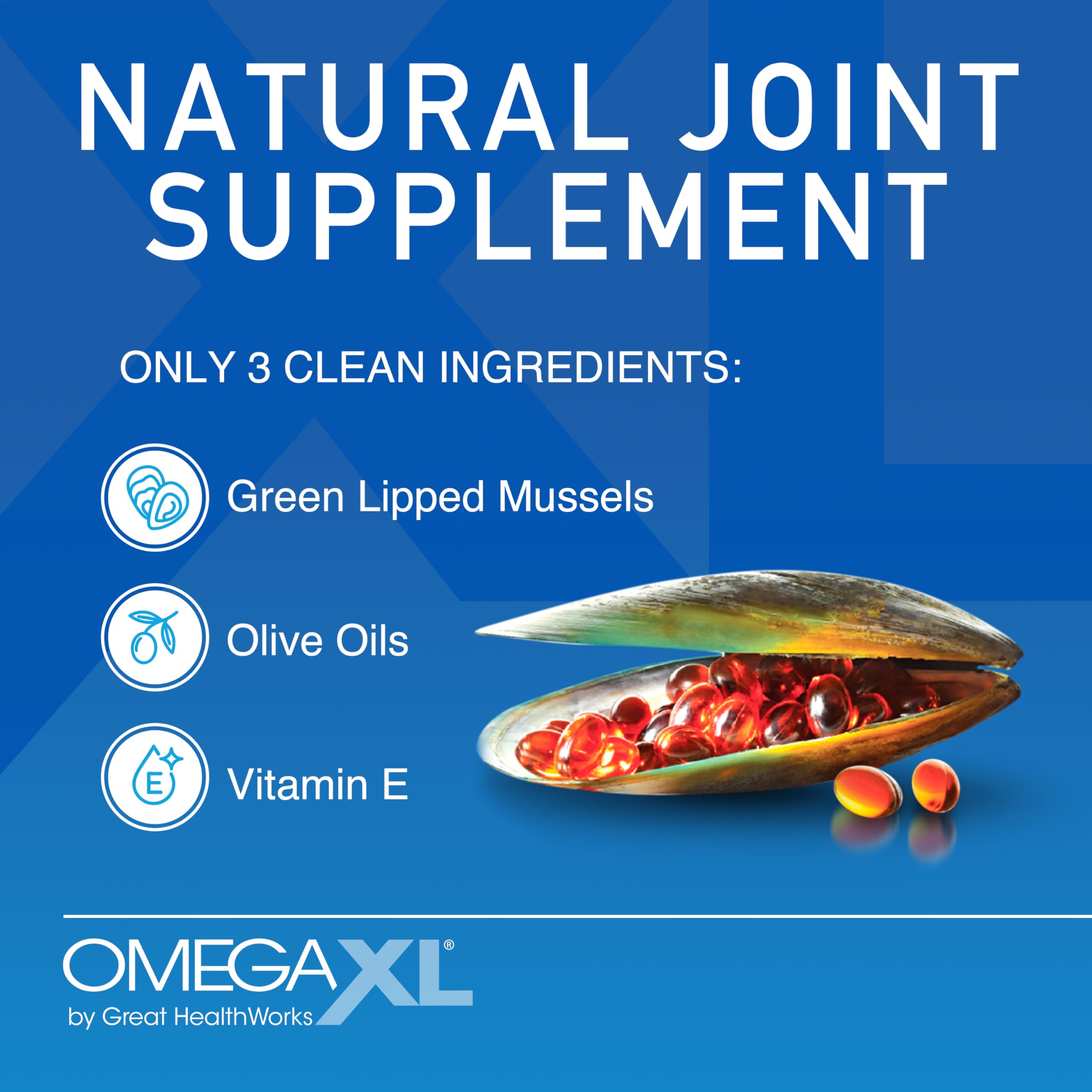 OmegaXL gluten-free label confirms allergy friendly formulation.