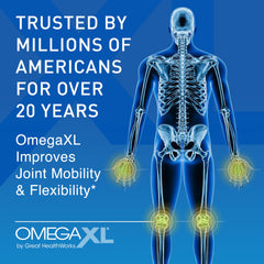 OmegaXL green-lipped mussel oil from New Zealand supports natural joint comfort.