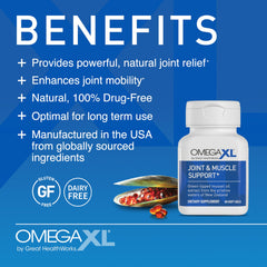 OmegaXL softgel capsules closeup highlight easy to swallow daily use.