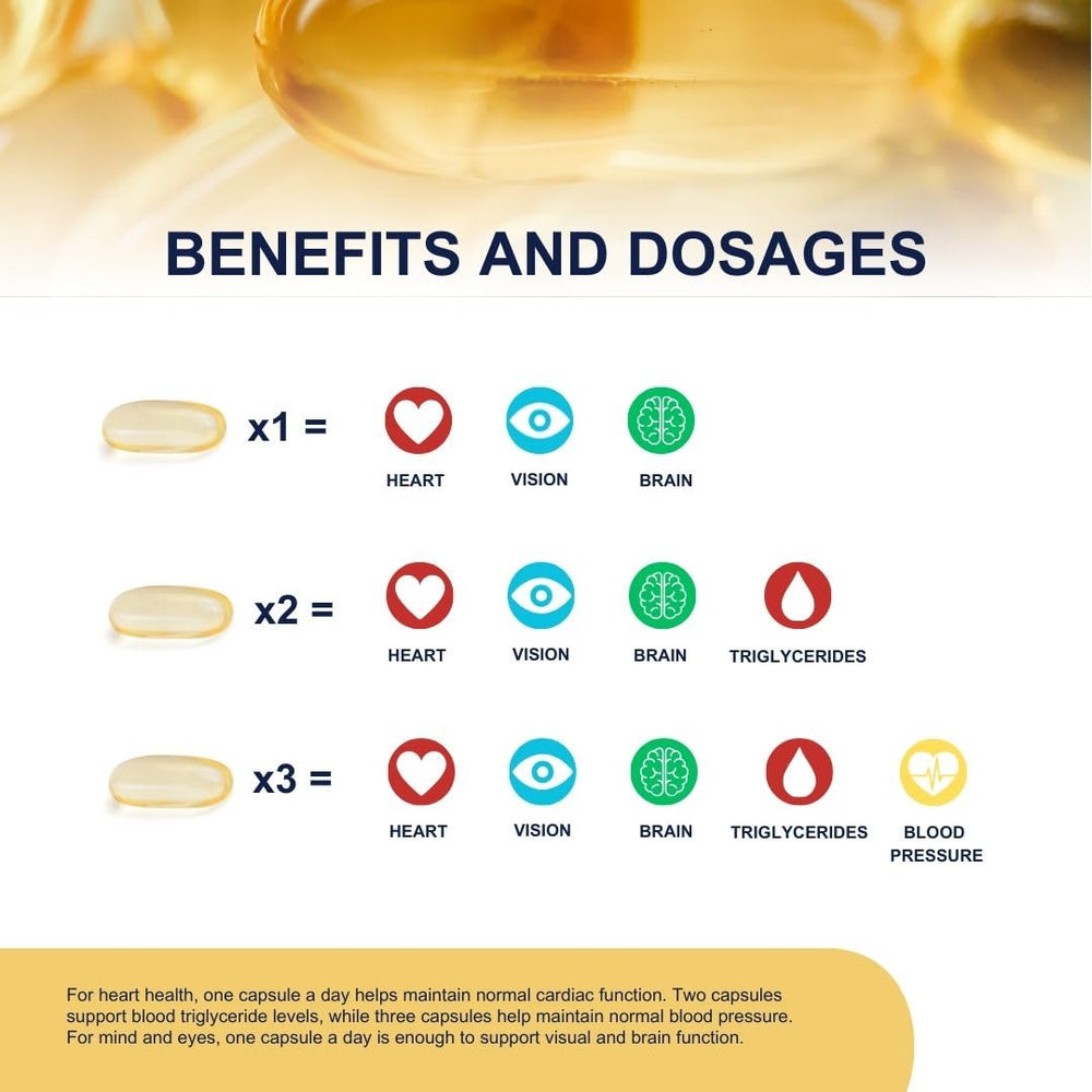 IFOS five-star certification badge on OMEGOR Omega-3 label.