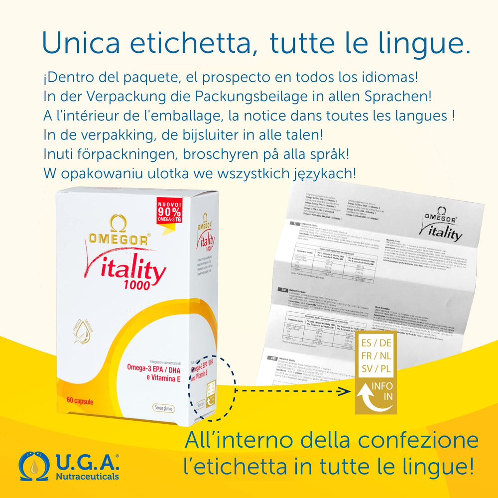 OMEGOR Vitality 1000 IFOS 5-Star certification for purity