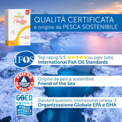 OMEGOR Vitality 1000 individually blister-packed capsules for freshness