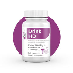 Omne Diem DrinkHD allergen-free seal indicating a clean, allergen-free formula
