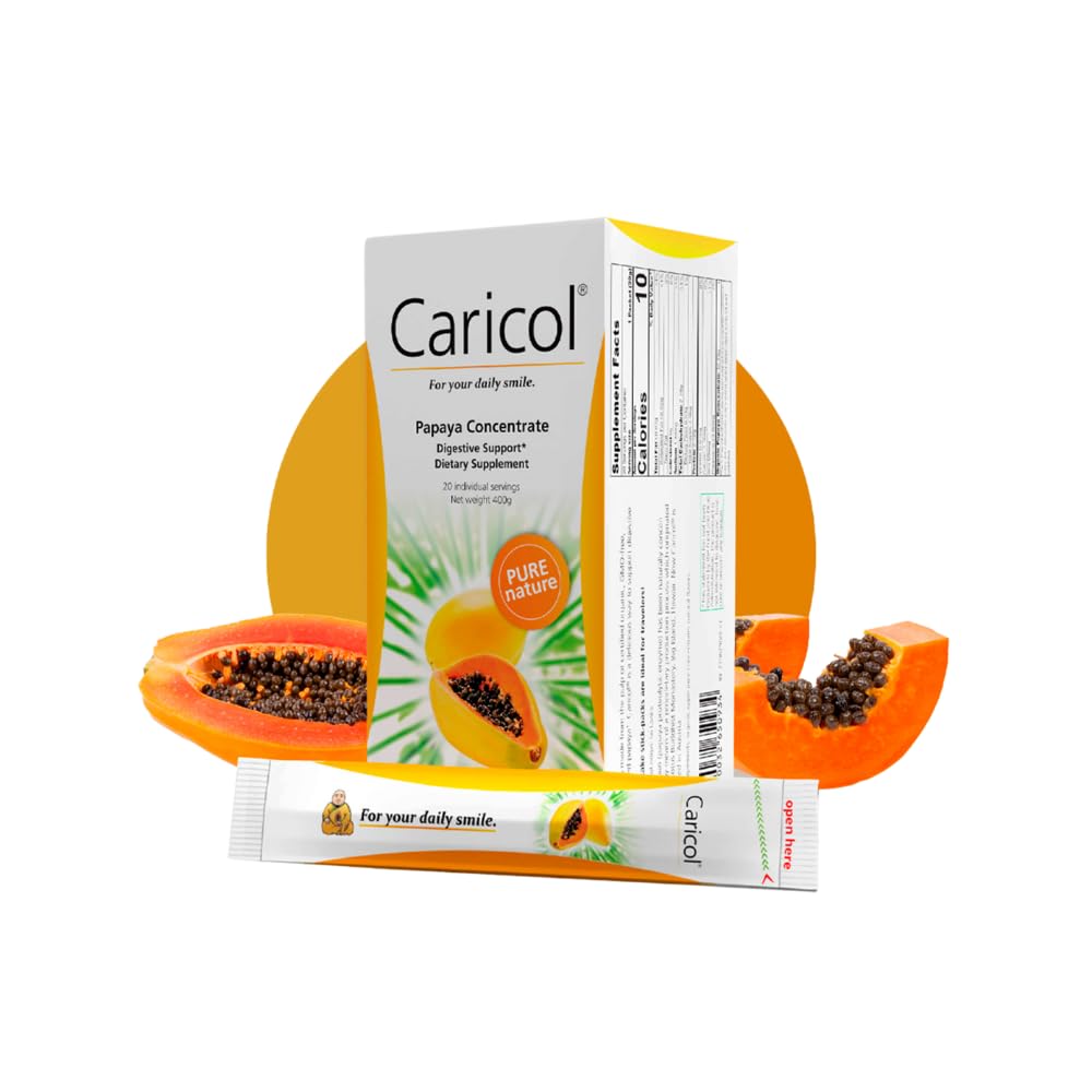 OMNi BiOTiC Caricol papaya sachet for on-the-go digestion support