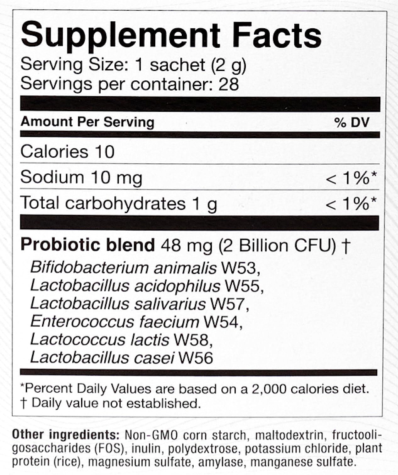 OMNi BiOTiC Balance powder dissolves before consumption for robust gut transit