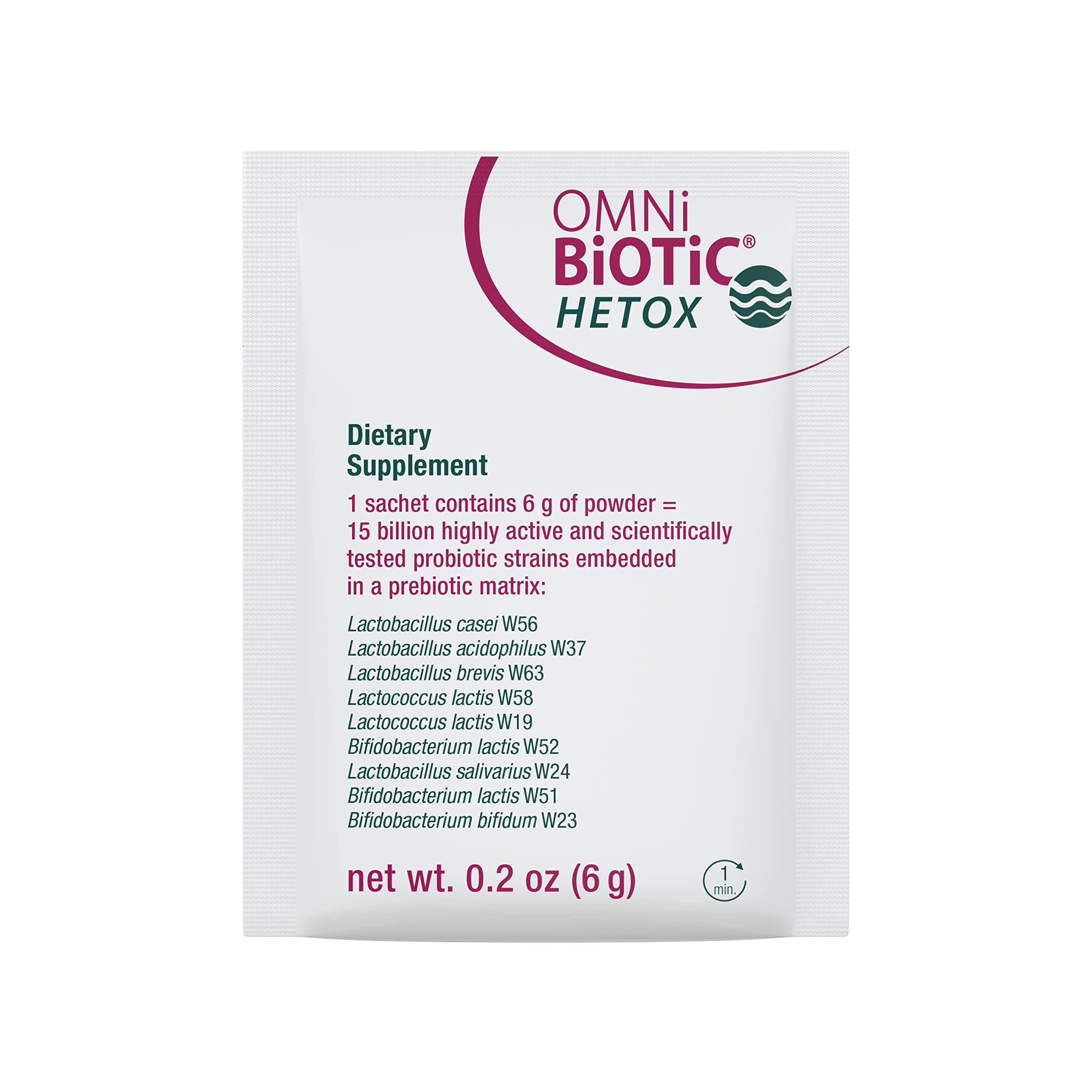 OMNi BiOTiC Hetox travel-pack demonstrates on-the-go detox option