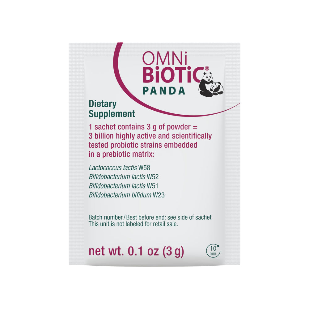 Brand logo and product claim highlight compatibility with prenatal vitamins