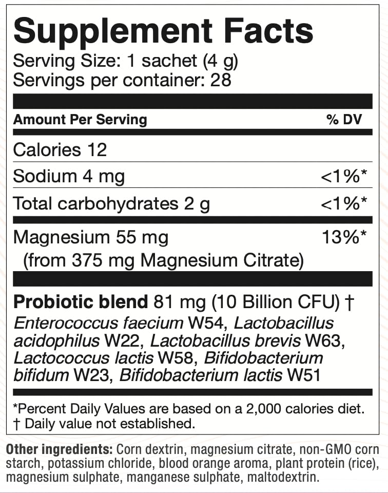 OMNi-BiOTiC Power daily-dose sachet in a portable package for an active lifestyle.