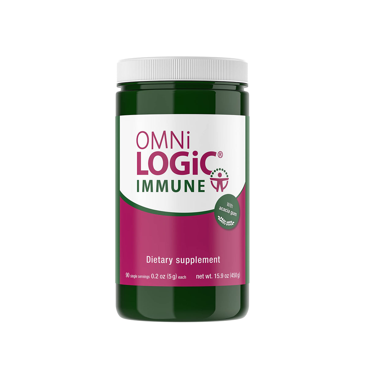 OMNi BiOTiC Omni-Logic Immune bottle front highlights convenient daily immune support