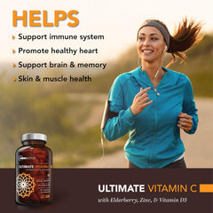 OmniBiotics elderberry extract imagery emphasizing natural antioxidant focus