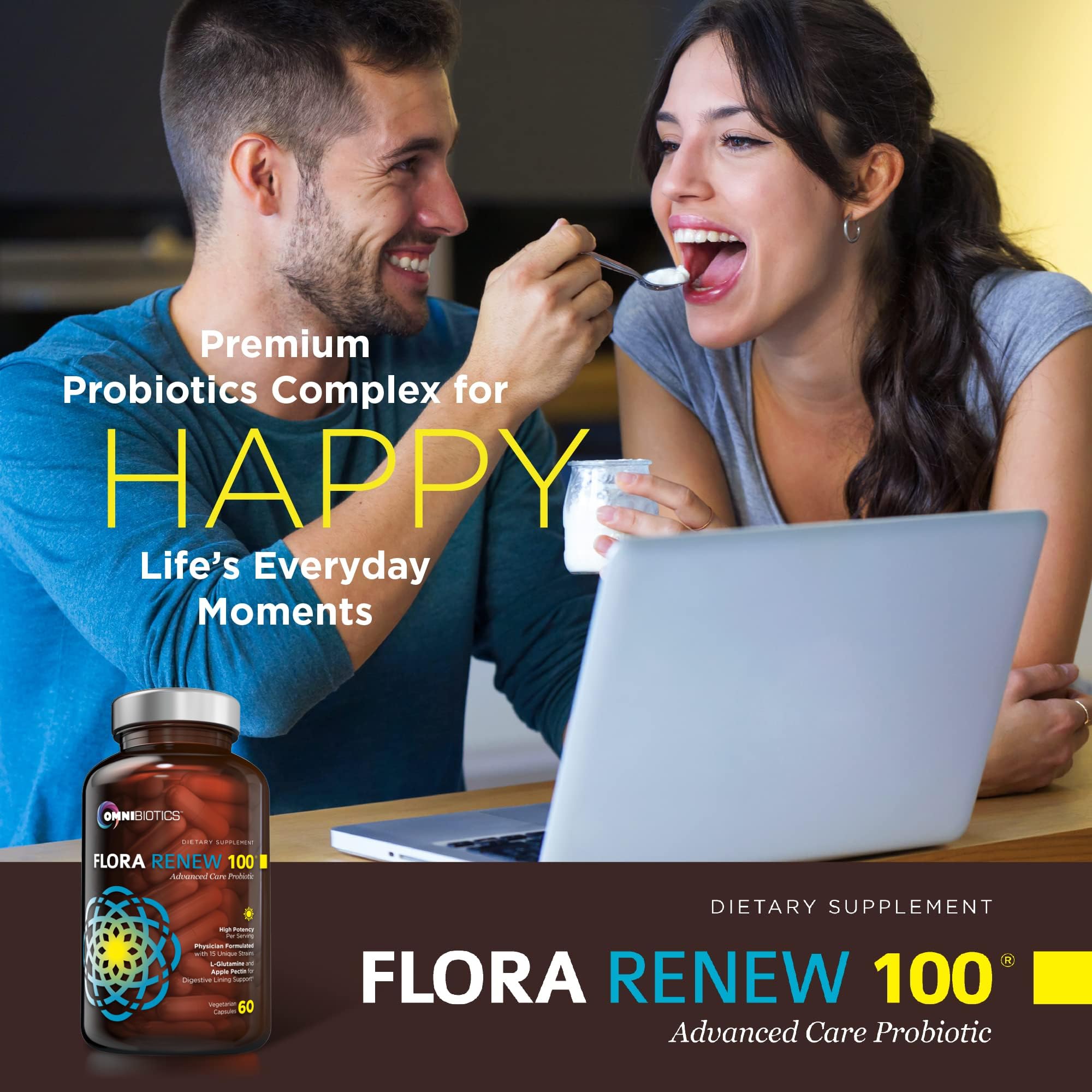L-Glutamine supports gut lining in the OmniBiotics formula.