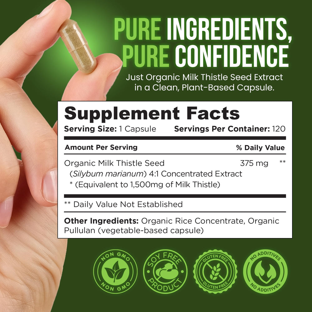 OmniBiotics organic certification label on bottle signals trusted sourcing.