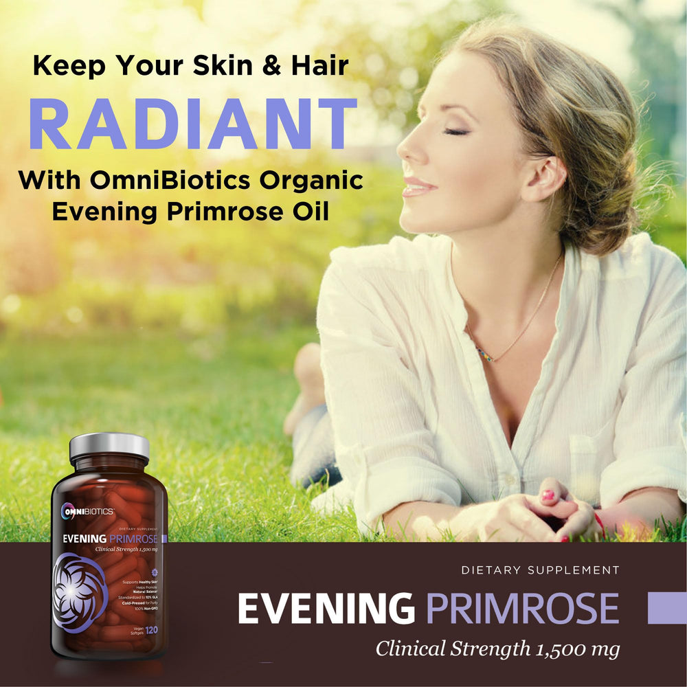 OmniBiotics organic evening primrose seeds emphasize organic sourcing