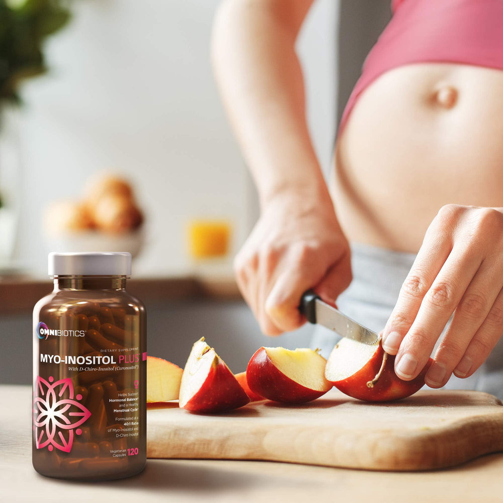 OmniBiotics vegan capsules close-up highlight natural ingredients for daily wellness.