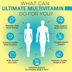OmniBiotics vegan non-GMO seal on bottle emphasizing clean ingredients.