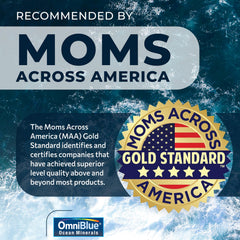 OmniBlue Ocean Minerals 2-pack packaging ready for home use
