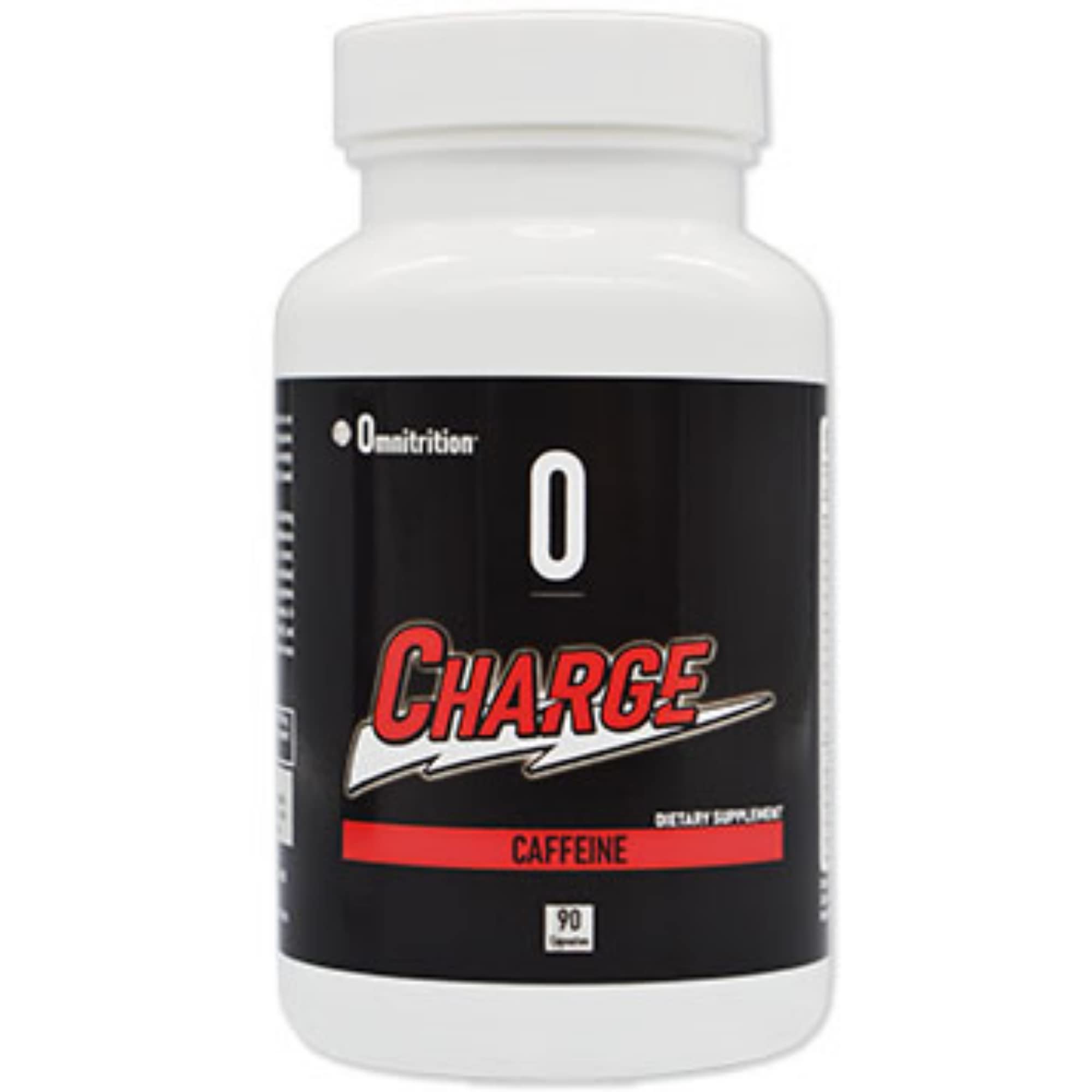 Omnitrition Charge bottle front view showing branding and energy support on the go.