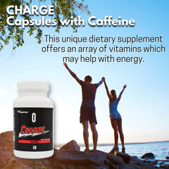 Omnitrition Charge regular-label capsules—daily energy support in convenient form.