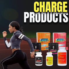 Omnitrition Charge powder orange charge container—vitamin-rich powder for energy.