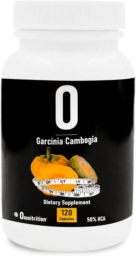 Omnitrition Garcinia Cambogia 120 capsules bottle for daily wellness support