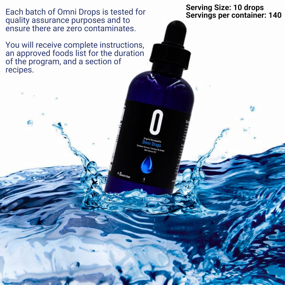 Omni IV liquid concentrate bottle with glucosamine and Co-Q10.