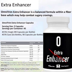 Omnitrition OmniTrim Extra Enhancer label details with chromium content
