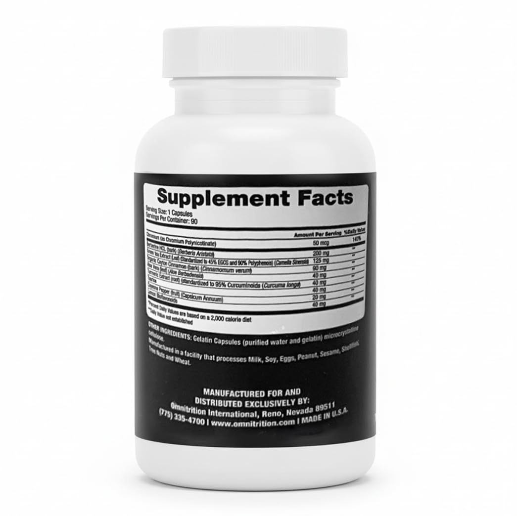 Omnitrition OmniTrim GLP capsules close up easy to swallow