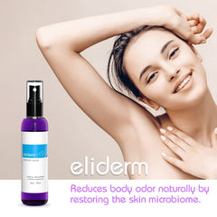 OmNutra probiotic skin care bottle label; highlights 13 live strains for balance
