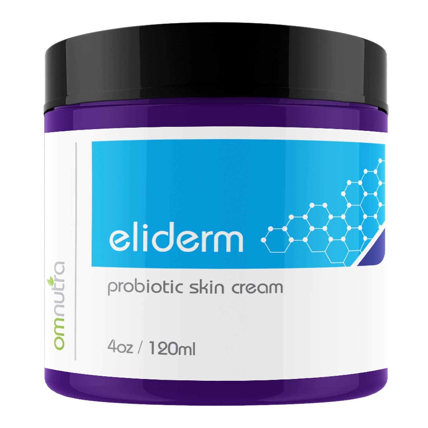 OmNutra Topical Probiotic Skin Cream jar shows rich moisture for daily use