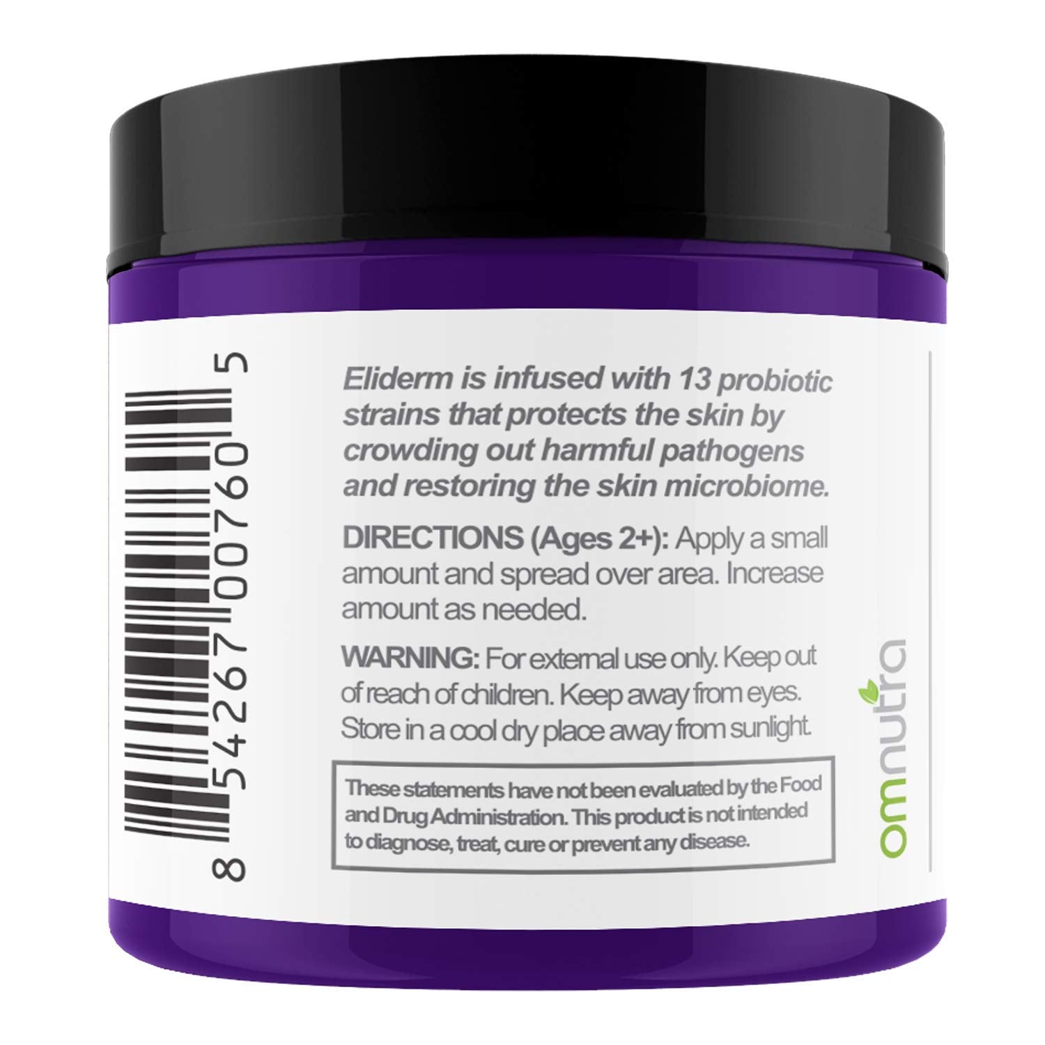 OmNutra Packaging image shows 4 oz jar ready for at-home use
