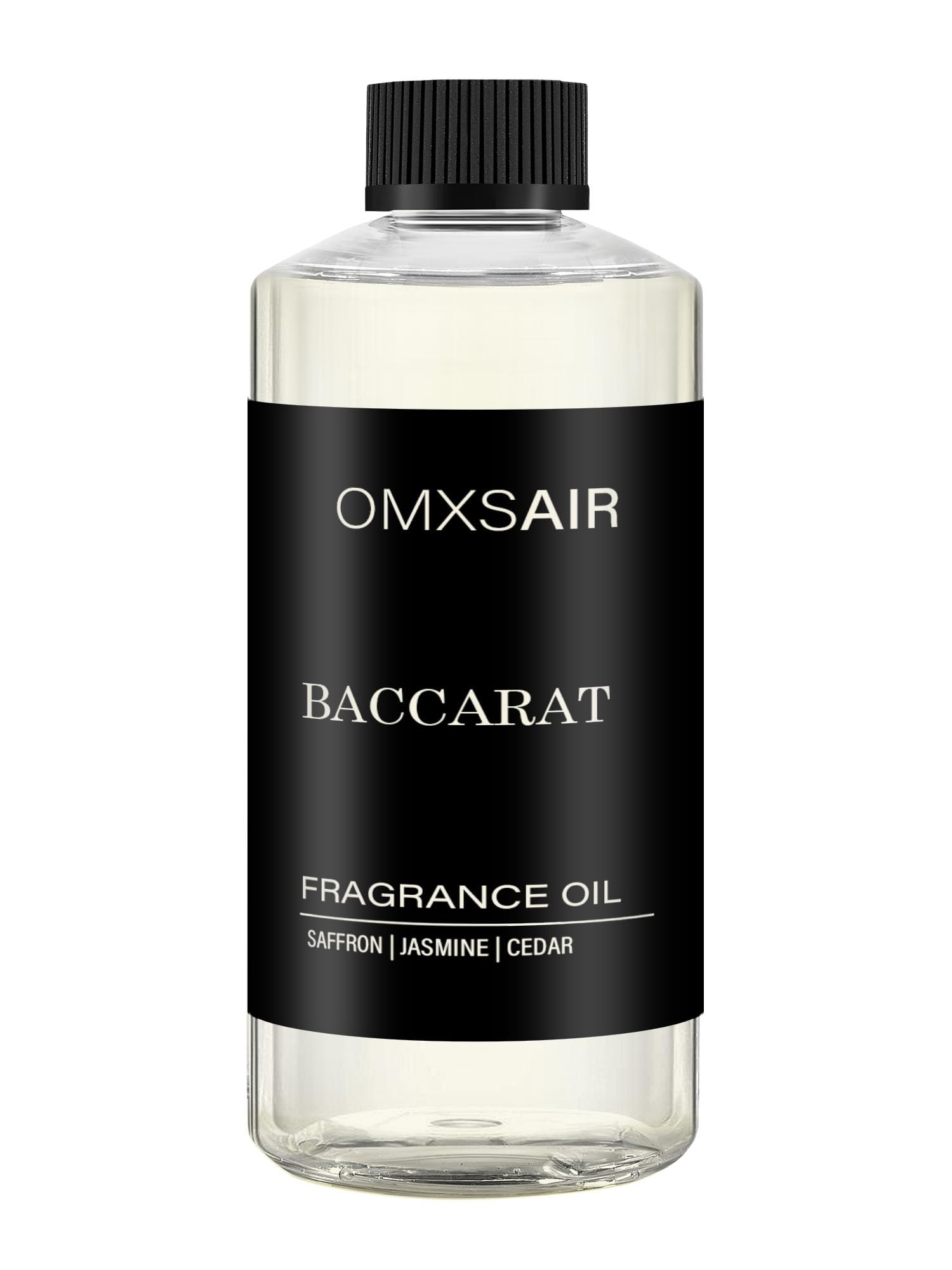 Omxsair Baccarat diffuser oil bottle, 500ml, for spa-like luxury ambiance.