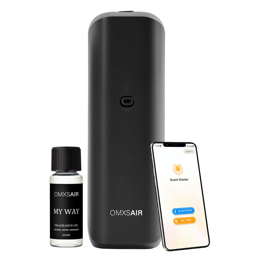 omxsair waterless wall plug in diffuser front view for hotel-grade ambiance